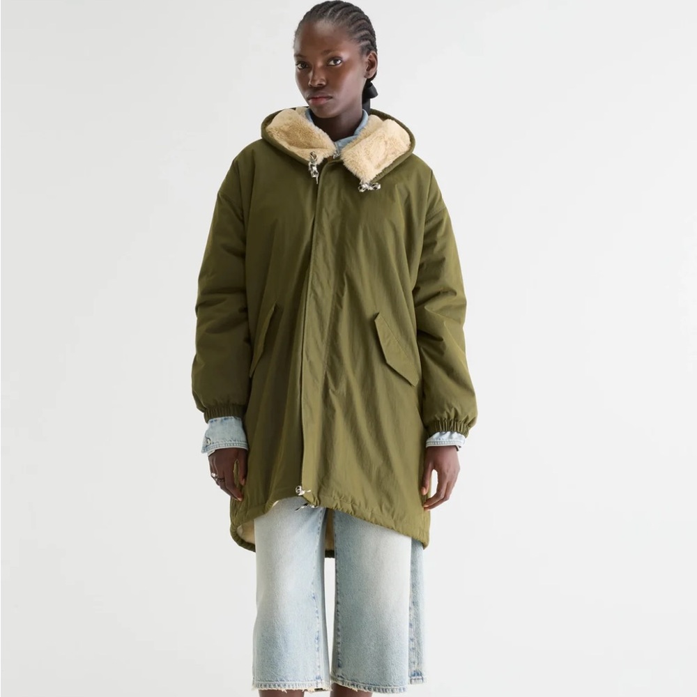 Bellerose Olive Green Hooded Parka